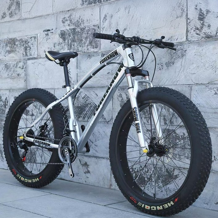 카벨로 초광폭 타이어 자전거 24인치 24단 성인 입문용 출퇴근용 가성비 학생, 1개, 175cm, 실버