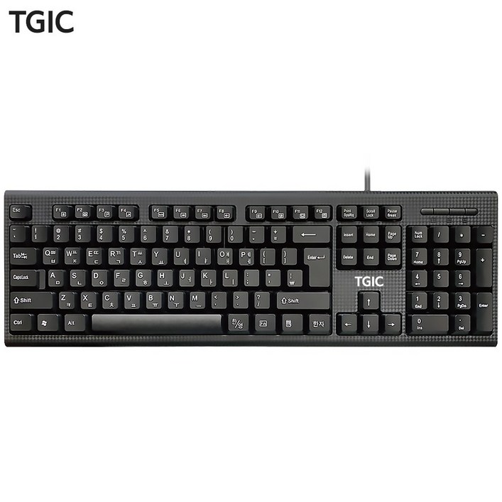 TGIC TGCK1500V 유선 저소음 USB 키보드