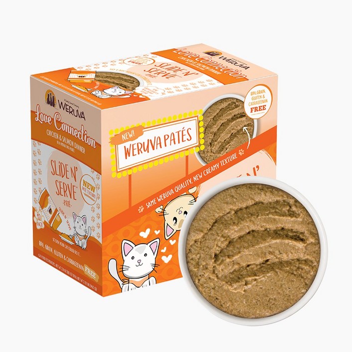 웨루바 고양이 클래식 파테 파우치 러브 커넥션 80g 12P 웨루바 고양이 클래식 파테 파우치 러브 커넥션 80g 12P