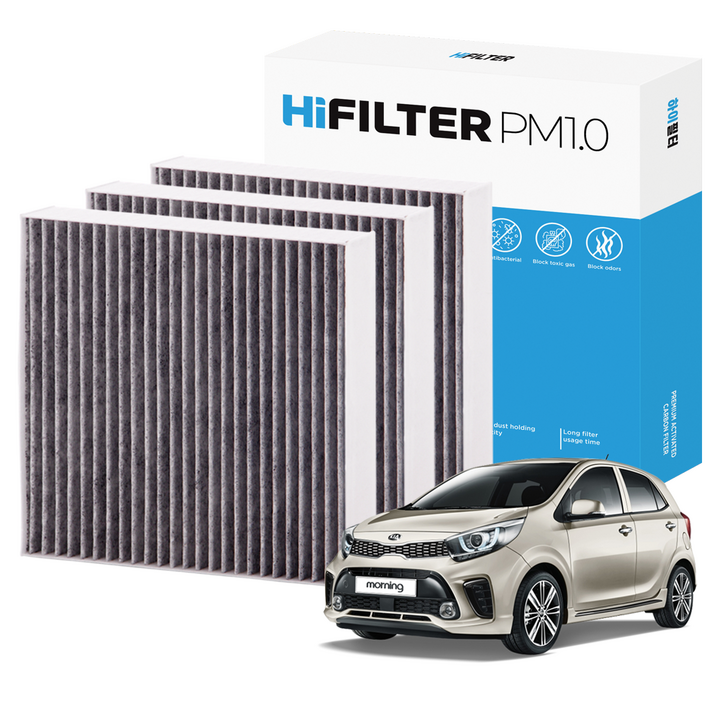 21 하이필터 PM1.0 활성탄 자동차 에어컨필터 기아