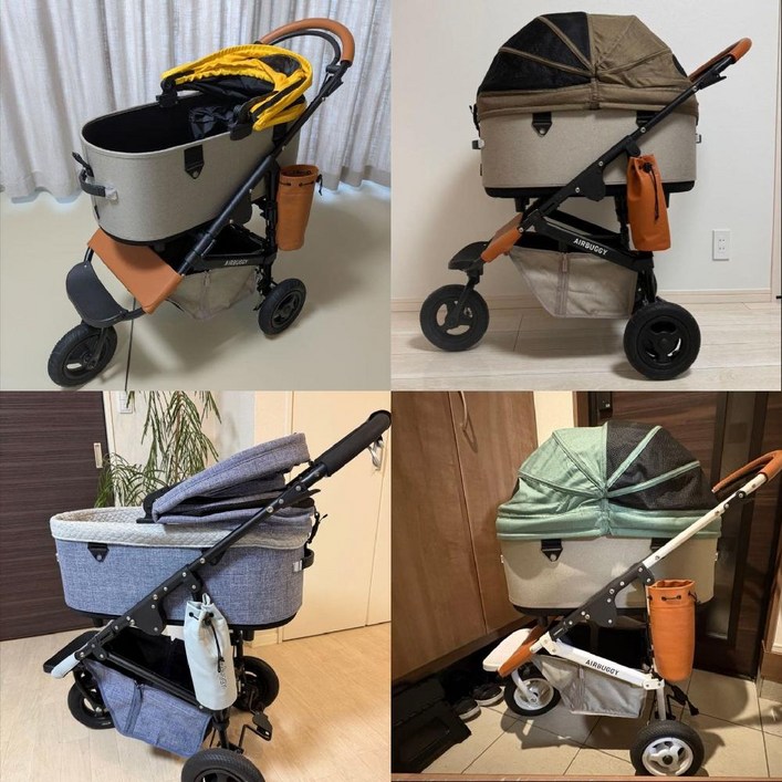 에어버기 돔3 라지 애견유모차 개모차 16컬러