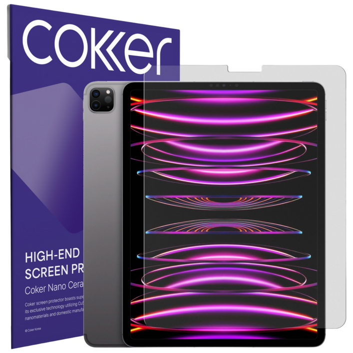 코커 아이패드 종이질감 블루라이트차단 저반사 지문방지 항균 액정보호필름, 1개