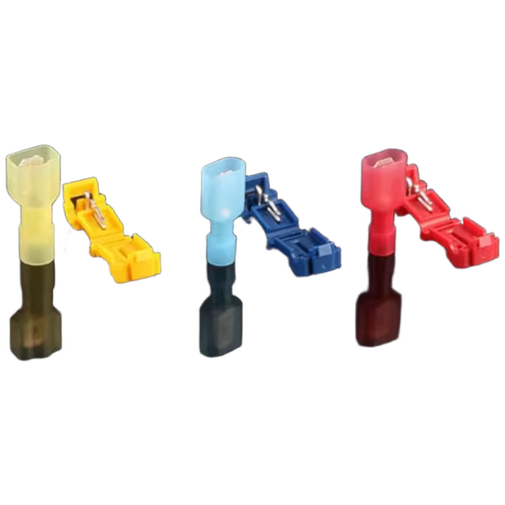JEKYU T형 무탈피 커넥터 120pcs 케이블작업 전선 배선 연결 압착슬리브 스카치락, 120개