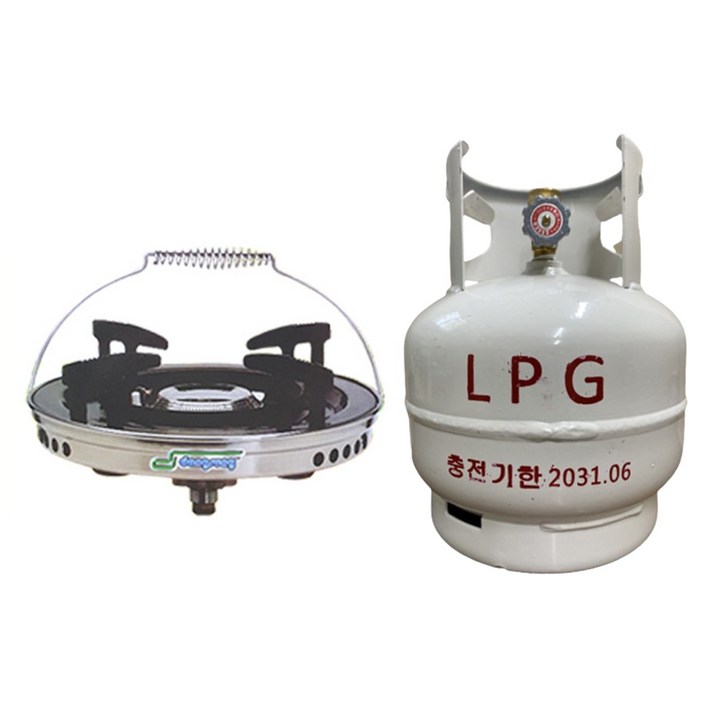 동성 해바라기 스텔라 그리들 가스 버너 윈테크 3kg 10kg lpg 가스통 이소가스