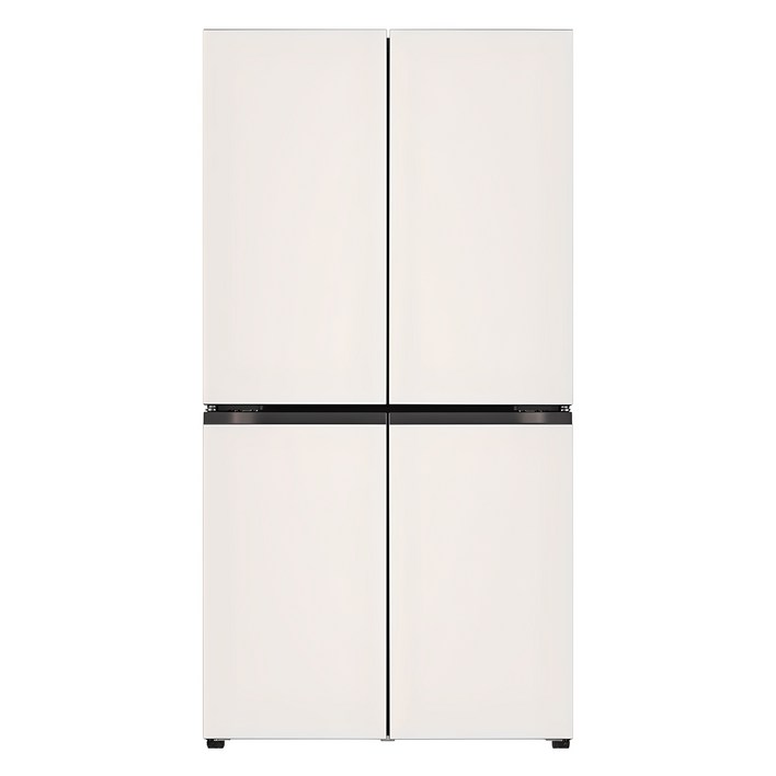 [색상선택형] LG전자 오브제컬렉션 870L 베이직 상냉장 하냉동 프리스탠딩 4도어 메탈 디오스 냉장고 방문설치