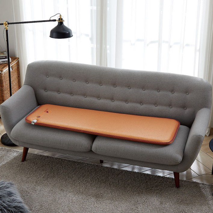 한일의료기 3인용 전기방석 소파형 오렌지