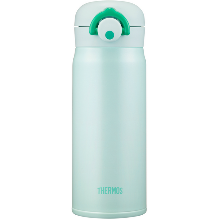 써모스 마이 디자인 보틀 원터치 타입 JNR400K 스티커 랜덤발송, 파스텔그린, 400ml, 1세트