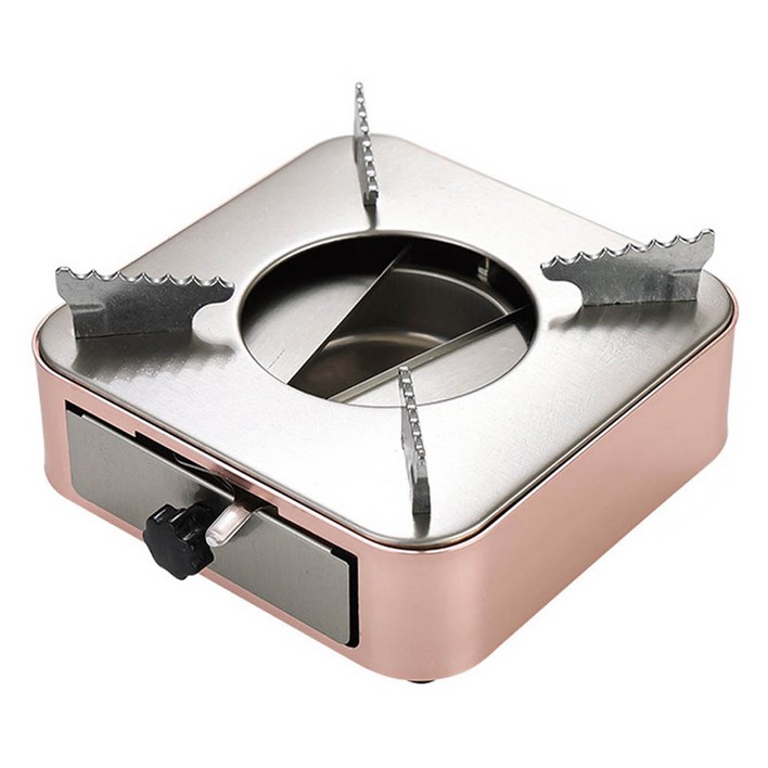 미니화로 스토브 스틸 워머, 핑크, 1개