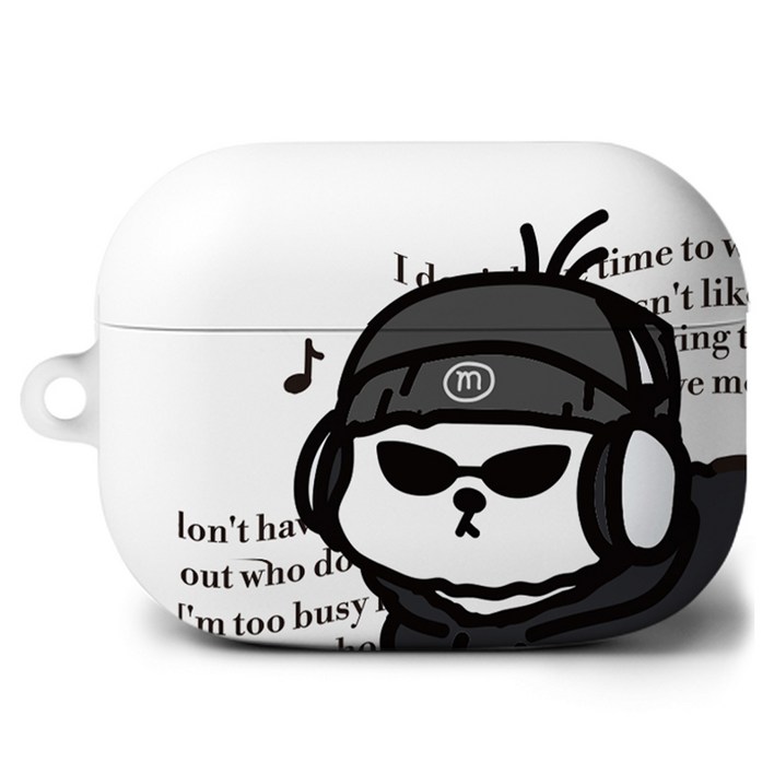 로랜텍 에어팟 프로 2 블루투스 무선 이어폰 케이스, 뮤직 라이프