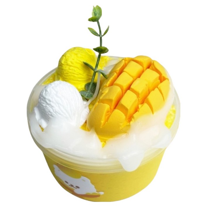 젤리블리스 망고빙수 눈꽃 슬라임, 망고, 200g, 1개