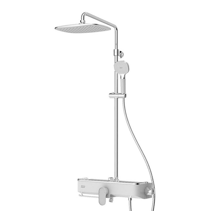 아메리칸스탠다드 큐브 욕실 선반형 레인샤워 3기능 FB57876DAK221PA 방문설치