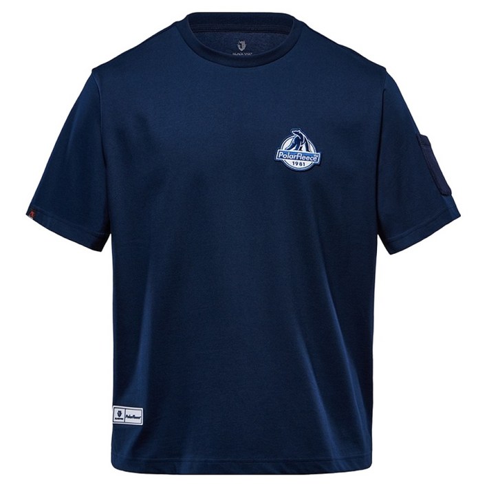 블랙야크 폴라 코튼 반팔 티셔츠 1BYTSF3908