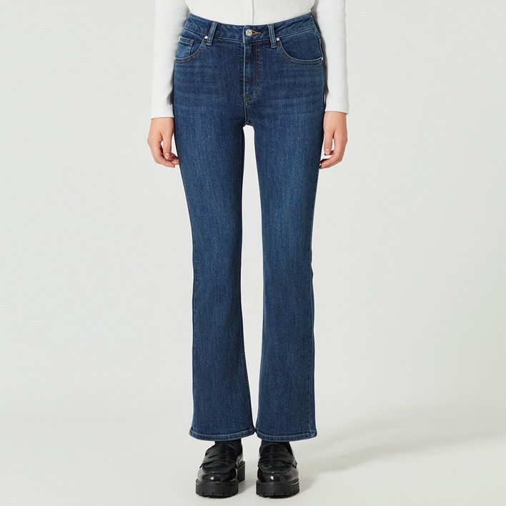 게스 여성용 슬림 부츠컷 팬츠 사계절용 YO3D1142DBL2