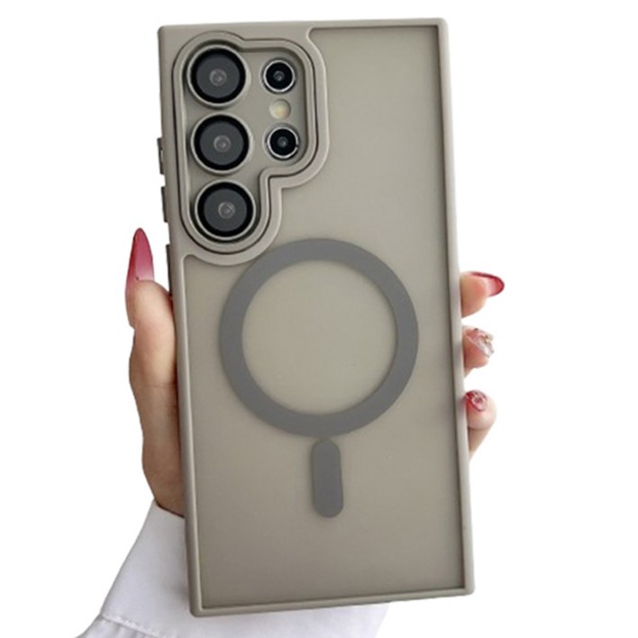 케이스틱 변색없는 무광 테두리 맥세이프 휴대폰 케이스