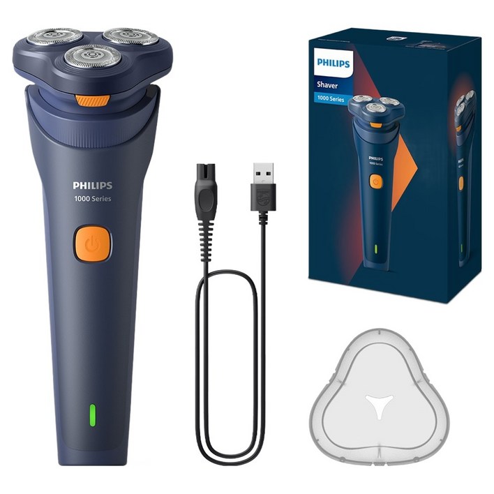 필립스 Shaver 1000 Series 전기면도기, 딥 아주르, S188000 필립스 Shaver 1000 Series 전기면도기, 딥 아주르, S188000