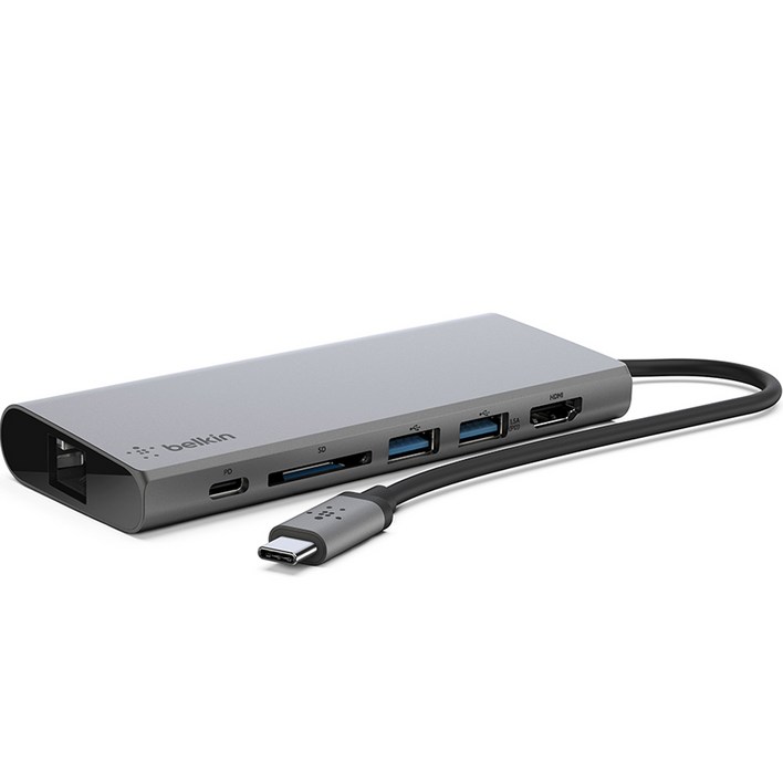 벨킨 USB C타입 멀티미디어 허브 F4U092bt