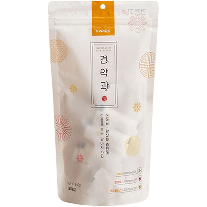 피피픽 견약과 면역력 노견 영양 간식 240g, 강황, 1개 피피픽 견약과 면역력 노견 영양 간식 240g, 강황, 1개
