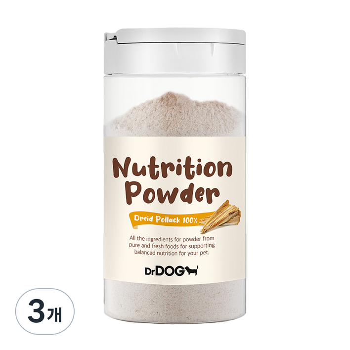 닥터독 강아지 파우더 영양제, 비타민B3, 70g, 3개