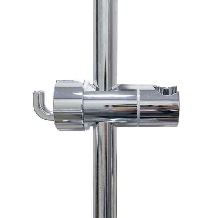 리빙공감 초간편 후크형 샤워기홀더, 실버