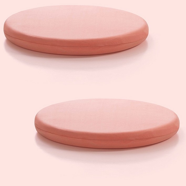 원형 메모리폼 방석 2p