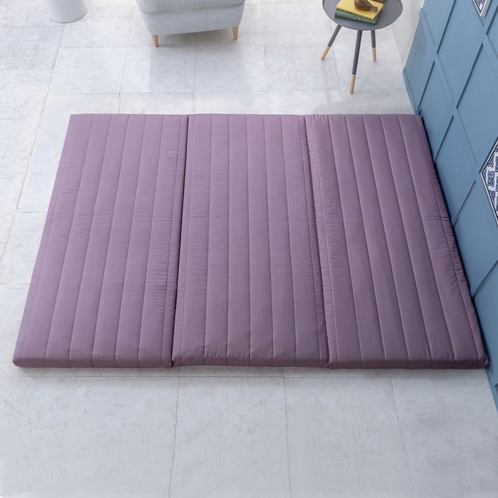 라버트리 3단 접이식 누빔 매트리스 커버