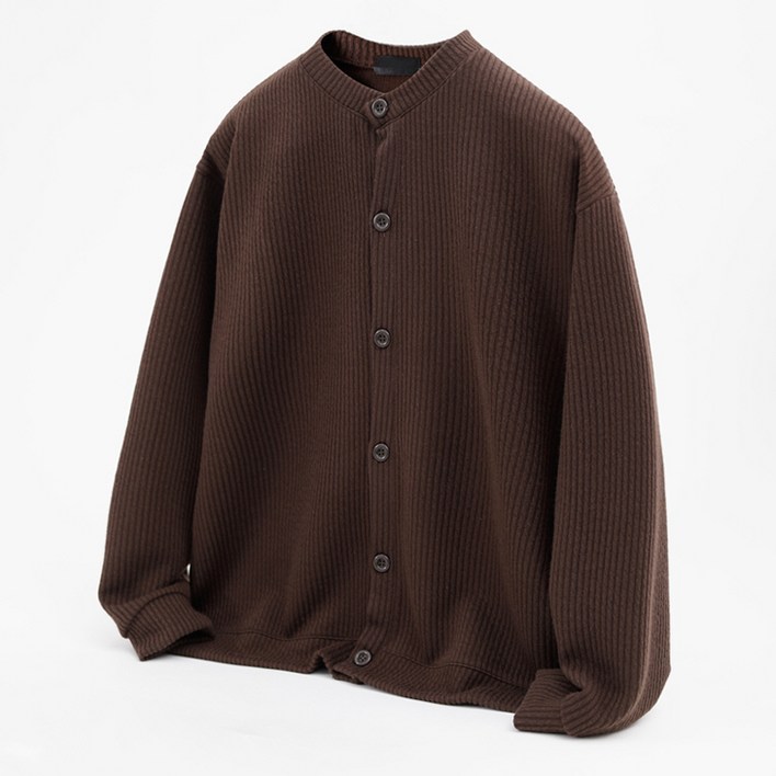 해리슨 남성용 오버핏 클래식 U넥 코듀로이 가디건 HA1001 MMO1001
