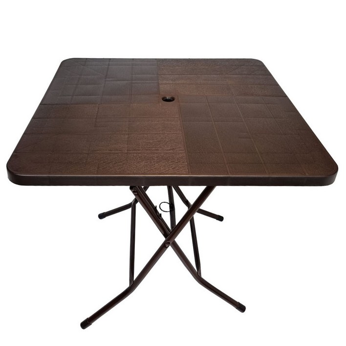 투에이산업 라탄 사각 야외테이블