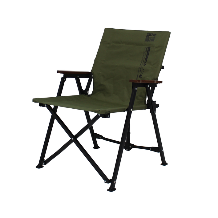 데이어 폴딩백 체어 11 캠핑 의자 플랫 폴딩 접이식 릴렉스, 2개, 카키