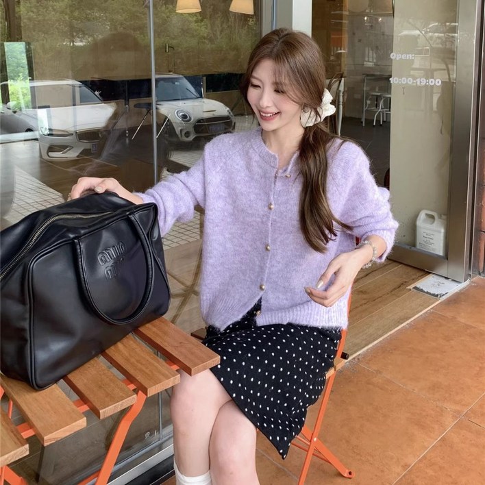 소소온 포근 파스텔 소프트 무드 가디건