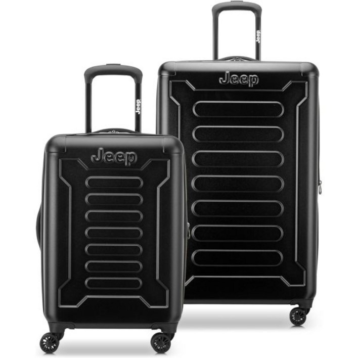 Jeep 캐리어 중대형 기내 잠금 스피너 휠이 장착된 지프 JH004C 하드사이드 확장형 러기지베이지 캐리온 20인치