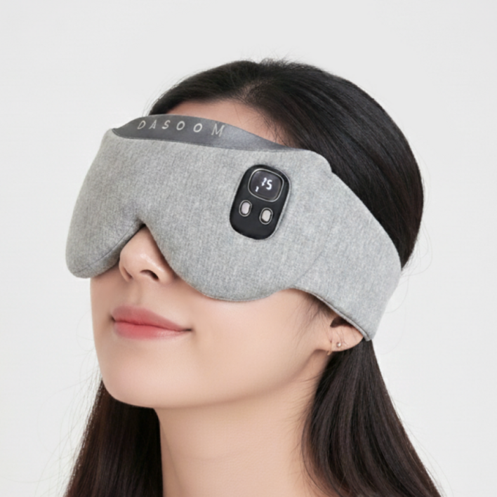 다숨 무선 온열 수면 안대 60분온열 눈찜질 안구건조완화 4단계온도조절 충전형