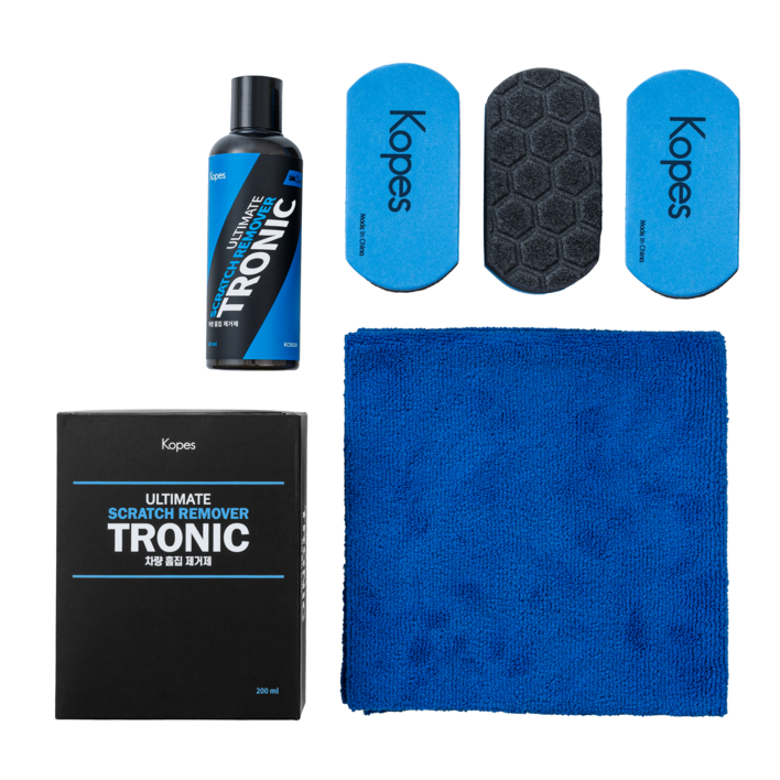 깔끔하게 지워지는 컴파운드 자동차 스크래치 기스 흠집제거제 타월어플리케이터3, 1개, 200ml