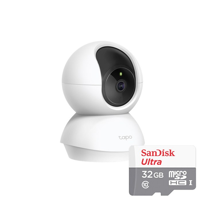 티피링크 Tapo TC7132GB MicroSD 메모리카드 CCTV 홈캠 패키지