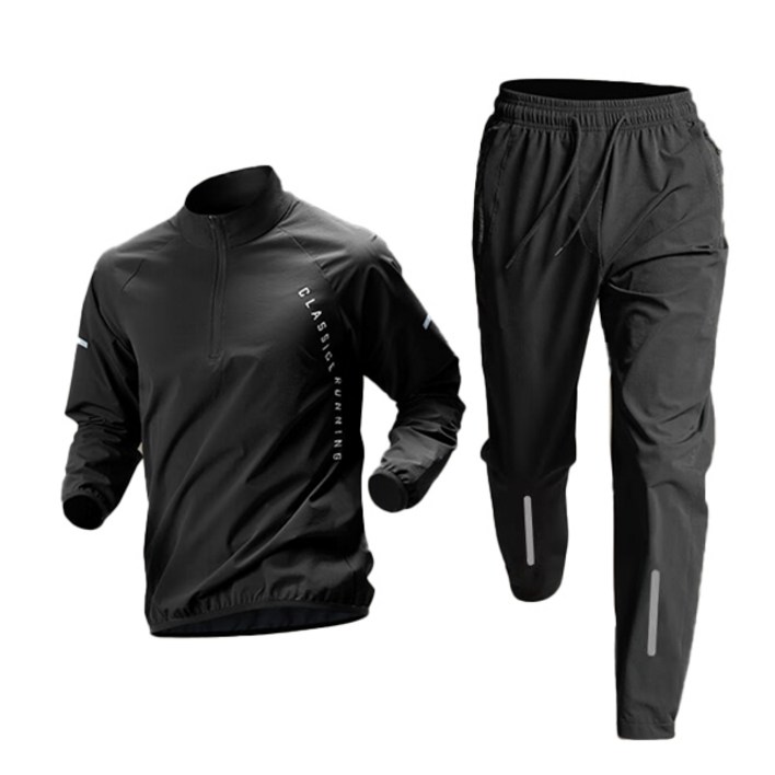 리츠제이 스포츠 런닝 긴팔 트레이닝복 세트 사계절 경량 셋업