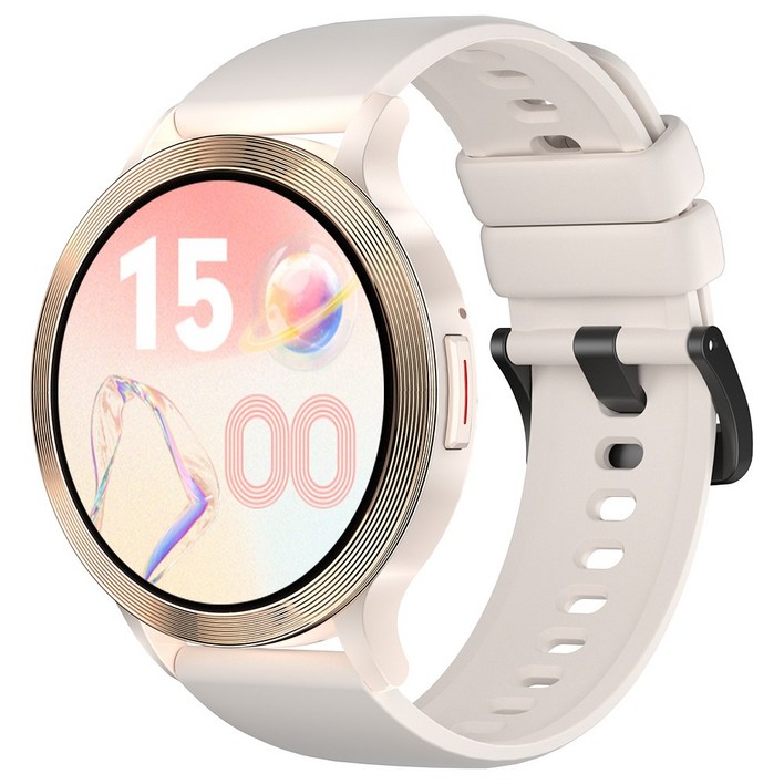 통화 스마트워치 S5 고화질 블루투스 손목시계, 골드, 3.5cm, GPS + 블루투스