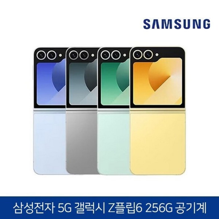 삼성 Ai 갤럭시Z 플립6 256GB 공기계 S급 구성품 단말기 유심핀 보호케이스 보호필름 12개월 무상보증, 256GB, 민트