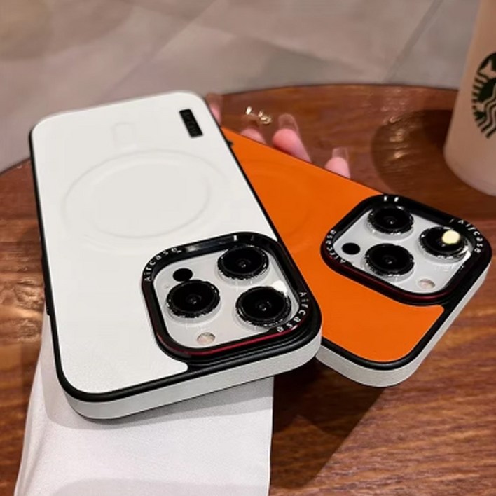 마모르 맥세이프 깔끔한 컬러 갤럭시 S25 S24 S23 S22 울트라 휴대폰 케이스 pt-a1904