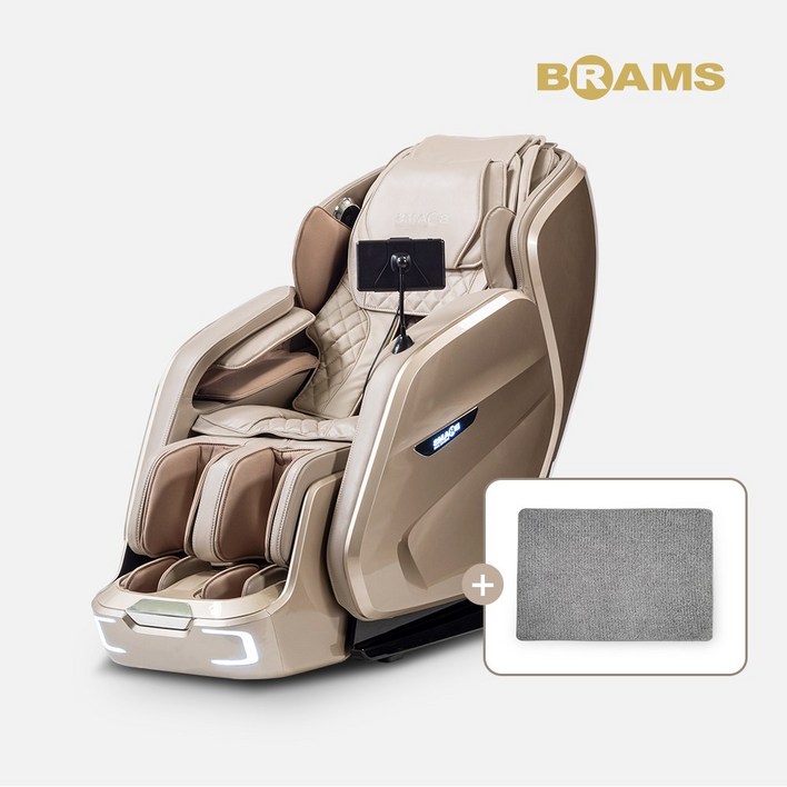 한정수량 브람스 신제품 프리미엄 4D 안마의자 골든이글 시크 BRAMS-K8F500GA+전용러그