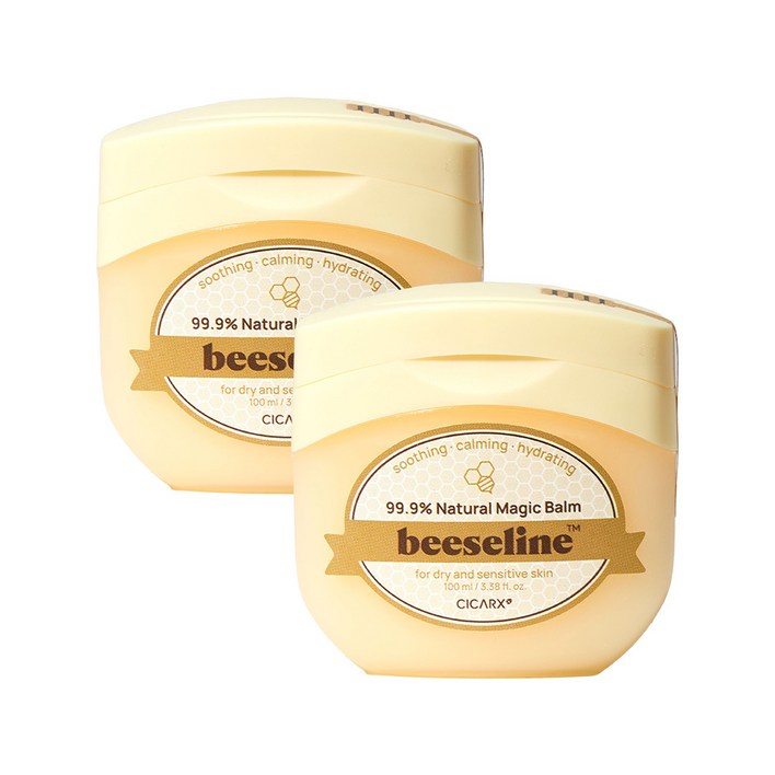 시카알엑스 꿀 바세린 비세린 내추럴 매직 밤 2X 천연 바세린, 2개, 100ml