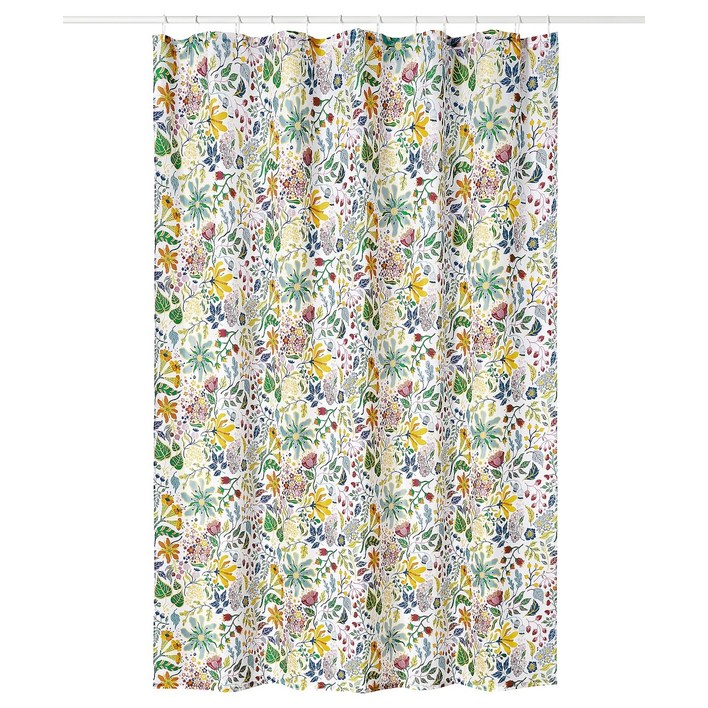이케아 스트란들룸메르 샤워커튼 180x200cm 멀티컬러