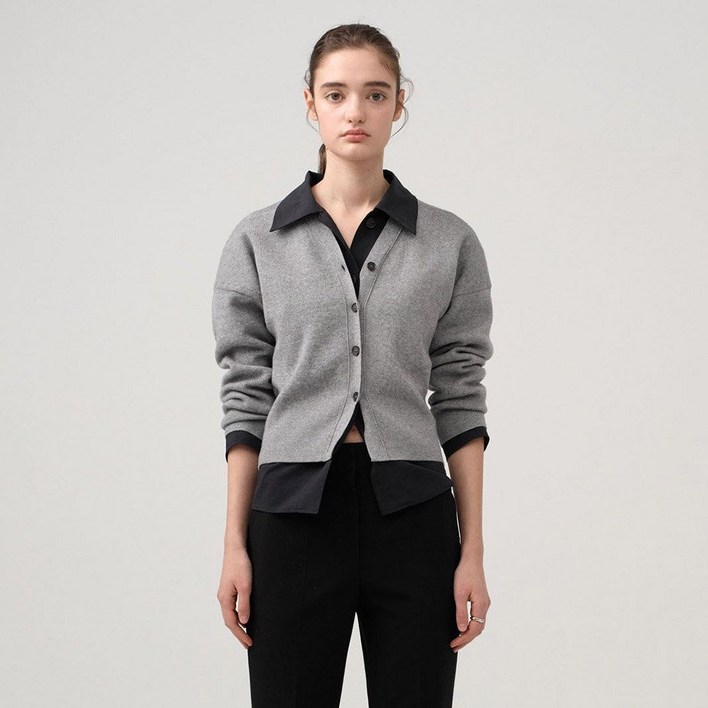 온앤온 볼륨 소매 가디건 NEK4SD249 748873