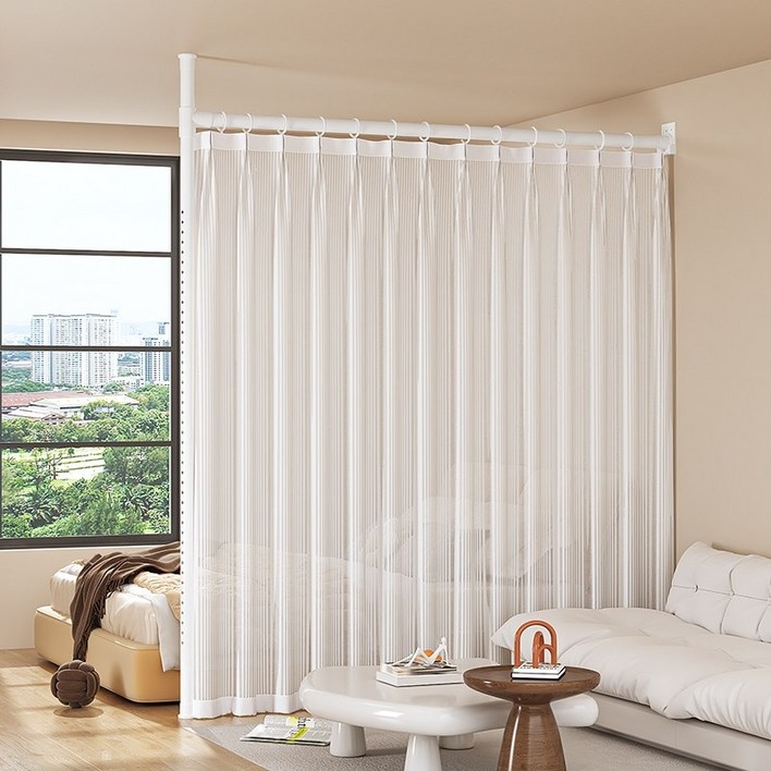 무타공 공간분리 파티션 행거형 가벽 공간분리파티션 천장