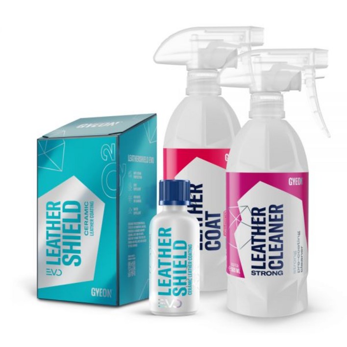 셀프 레더쉴드 가죽 코팅 세트 레더클리너 500ml+레더쉴드 50ml+레더코트 500ml