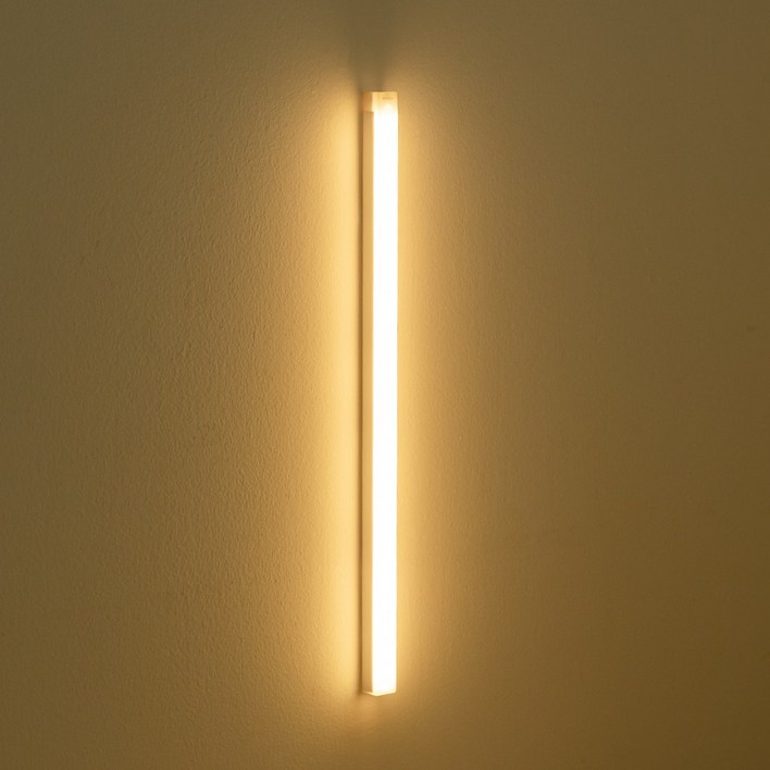 모락 넬리 스퀘어 스틱 LED 무선 자석 센서등 50cm, 1개, 전구색