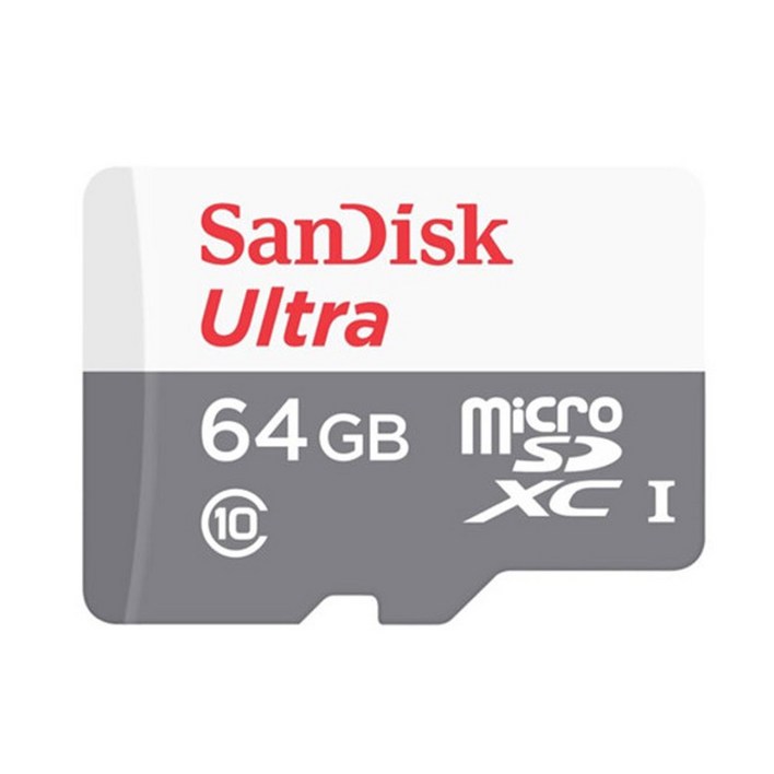 샌디스크 마이크로 SD카드 64GB 128GB 외장메모리 블랙박스 카메라, 64GB