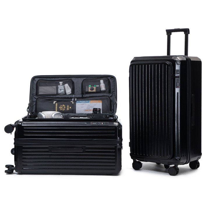 Tanit 전면오픈 대형 캐리어 26인치 28인치 30인치 여행용 소프트 확장형 usb충전