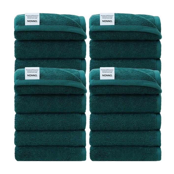 NONNO 국내생산 호텔수건 200g 40수 코마사, 진그린, 20개