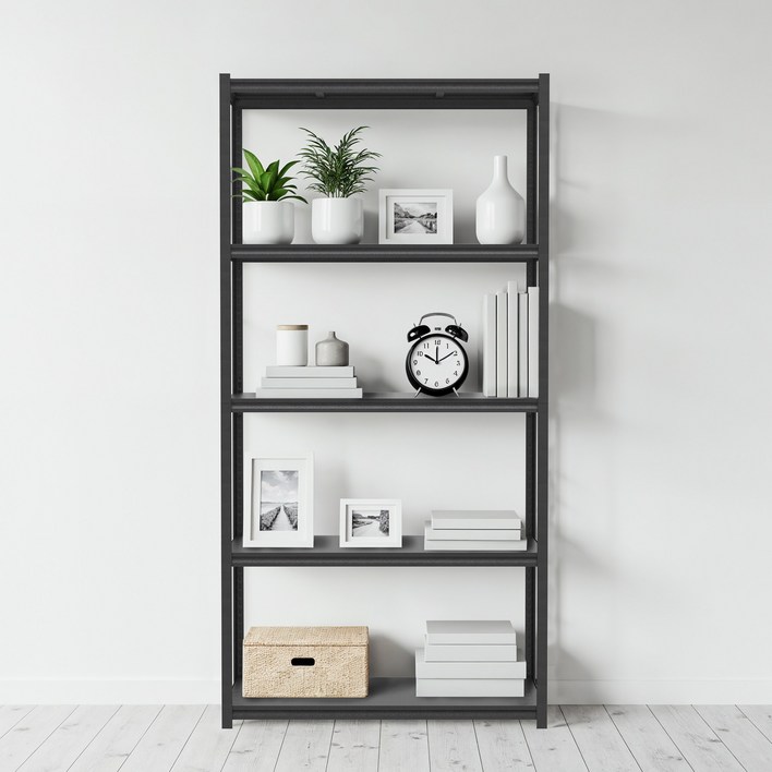 체인지업 에코랙 철제선반 무볼트 앵글선반 베란다선반 조립식 다용도 수납 선반