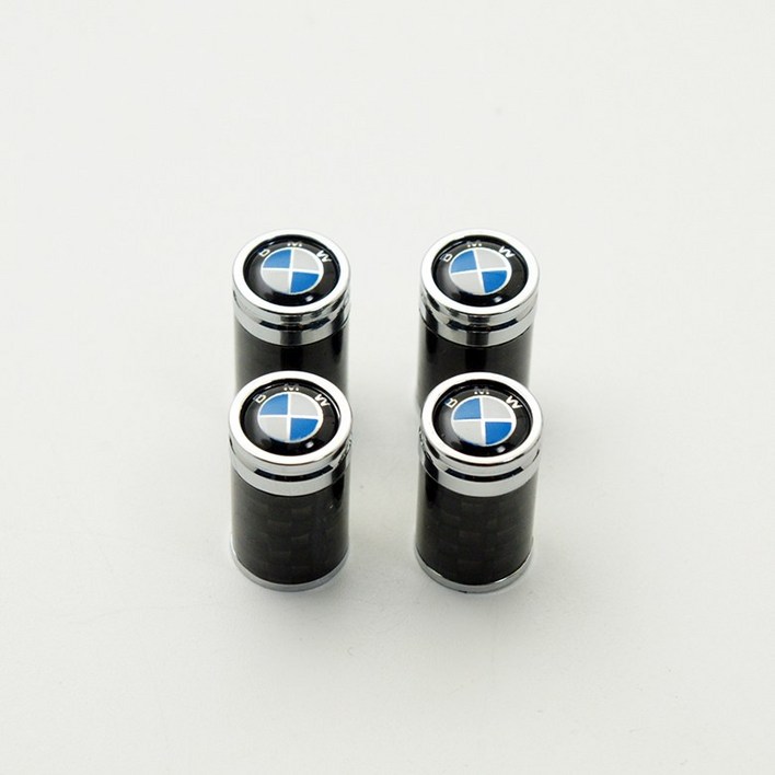 BMW 카본 밸브캡 타이어캡 에어캡 악세사리 세트 튜닝 용품