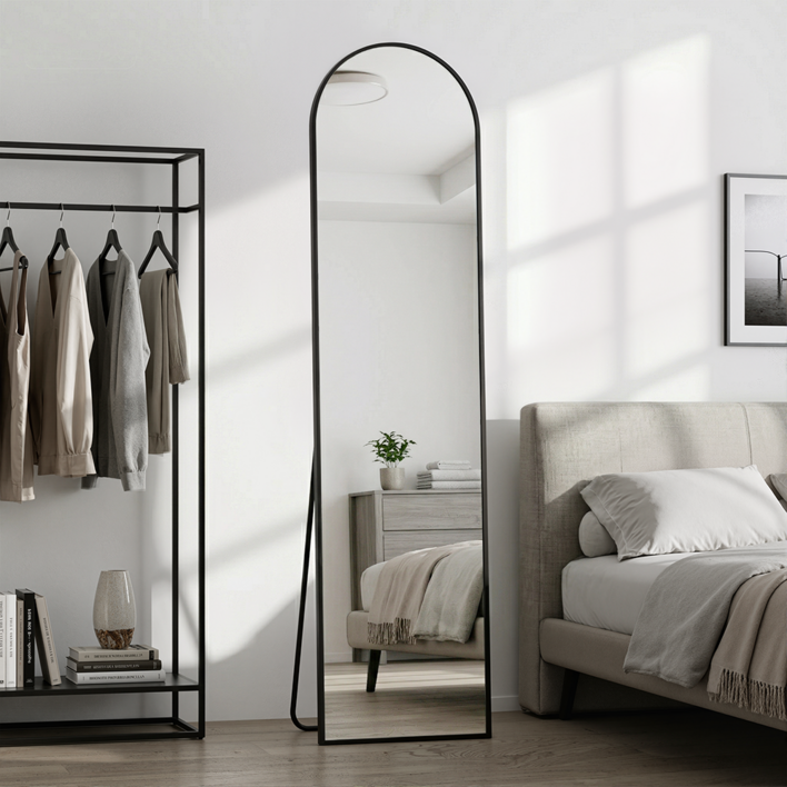 안토크 문걸이 전신거울 스탠드 벽걸이거울 4in1 거치형거울 1400x350mm